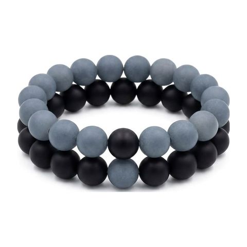 Matte Grey Agate × Black Matte Onyx