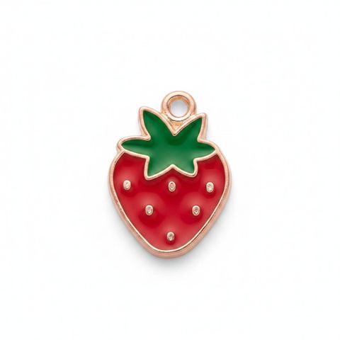 Red Enamel Strawberry