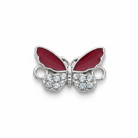 Berry Red Butterfly