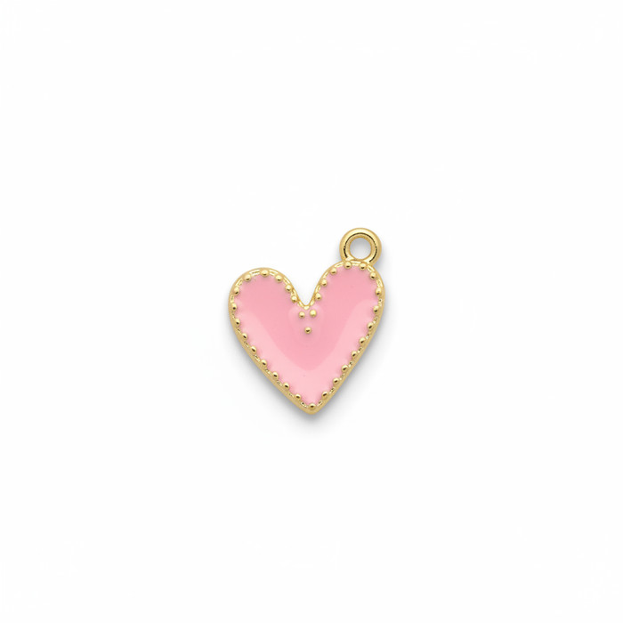Pink Beaded Heart