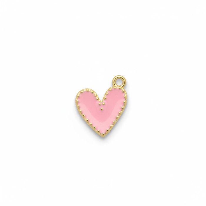 Pink Beaded Heart