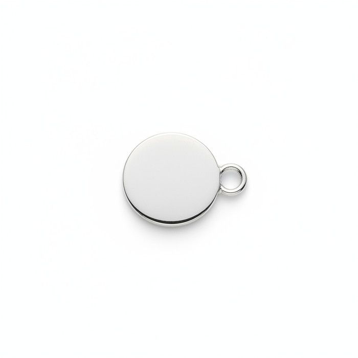 Plain Silver Disc