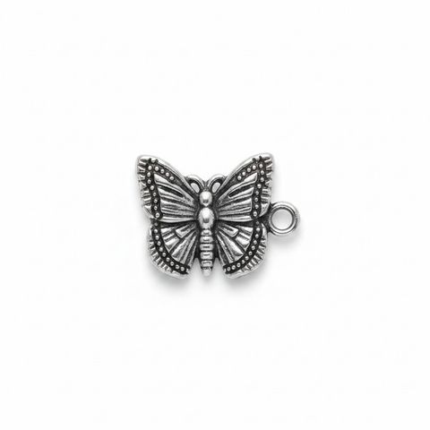 Dotted Silver Butterfly