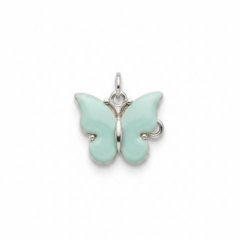 Mint Enamel Butterfly