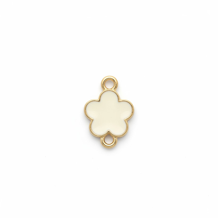 Ivory Enamel Flower