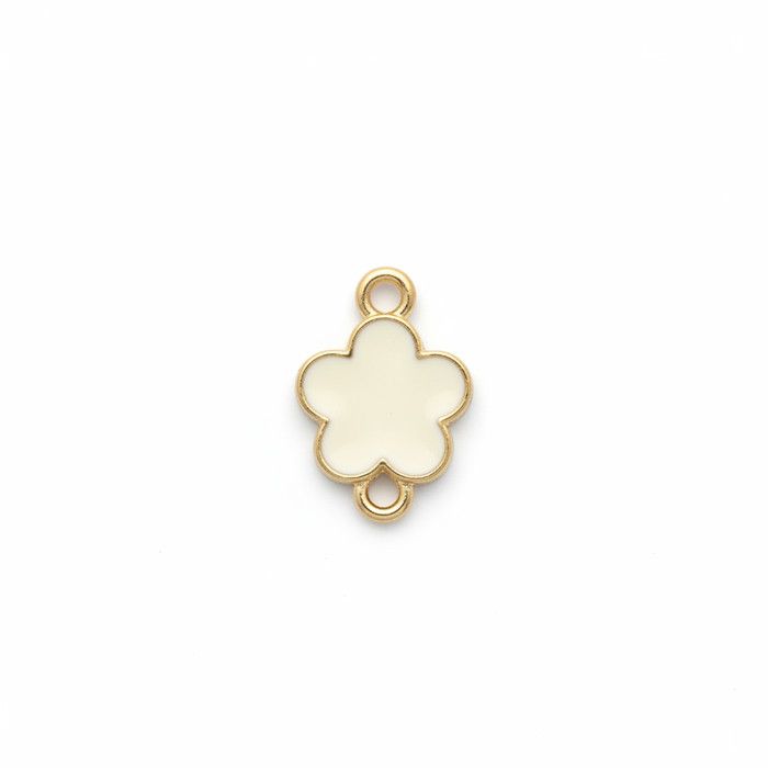 Ivory Enamel Flower