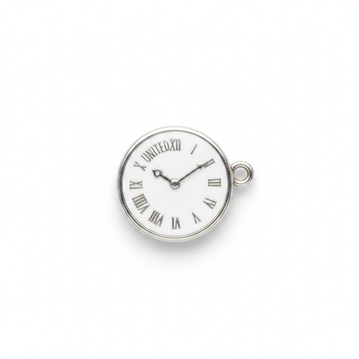 White Clock Face