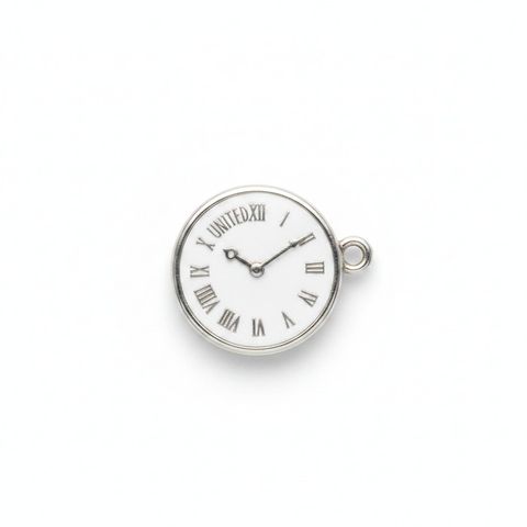 White Clock Face