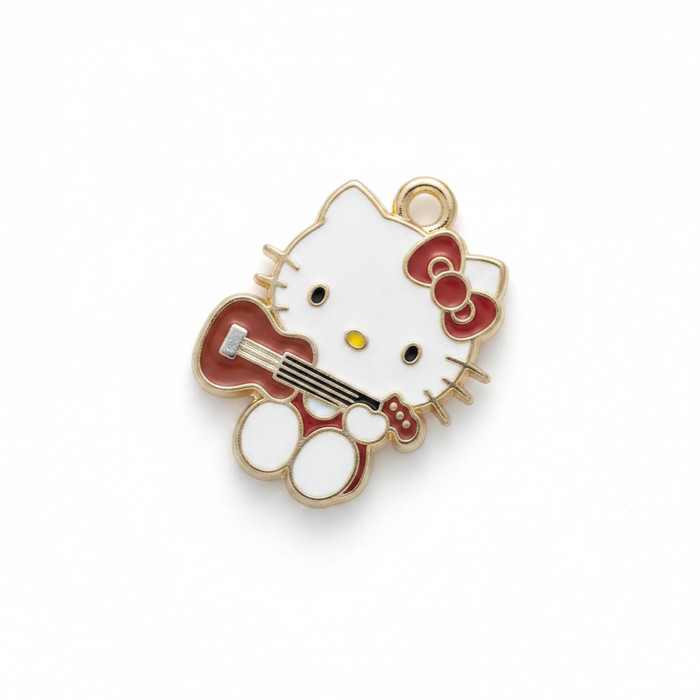 Gold Guitar Cat