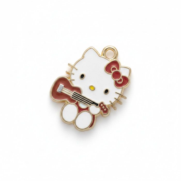 Gold Guitar Cat