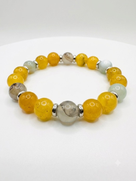 Yellow Chalcedony x Montana Agate