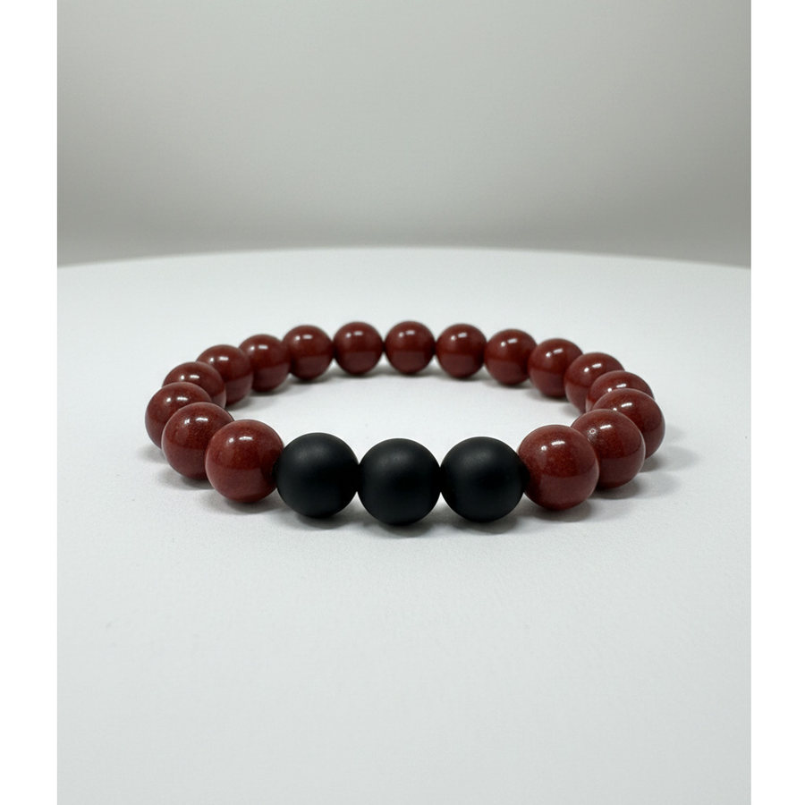 Red Jasper x Black Matte Onyx