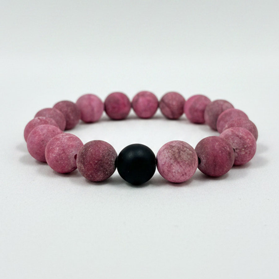 Rhodonite x Black Matte Onyx