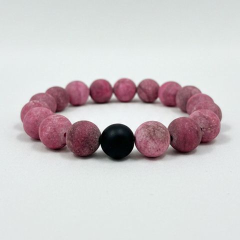 Rhodonite x Black Matte Onyx