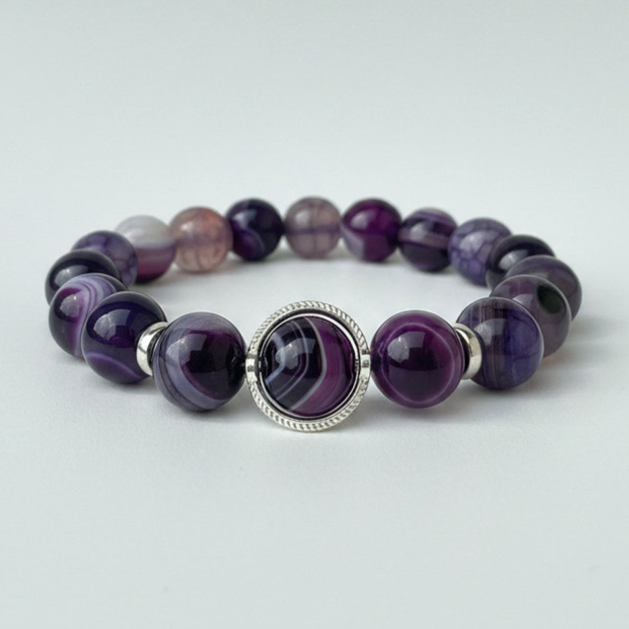 Purple Banded Agate