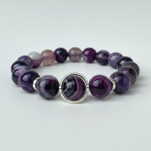 Purple Banded Agate