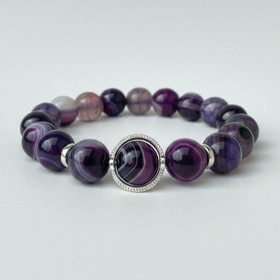 Purple Banded Agate