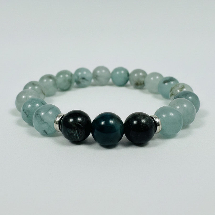 Aquamarine x Black Onyx