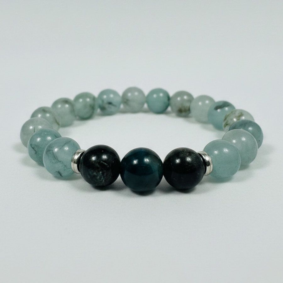 Aquamarine x Black Onyx