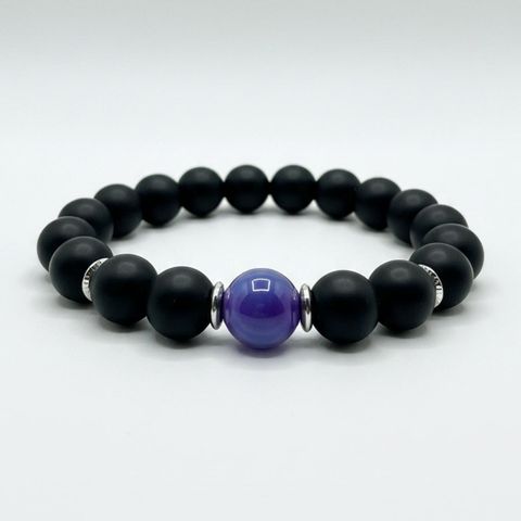 Lilac Agate x Black Matte Onyx
