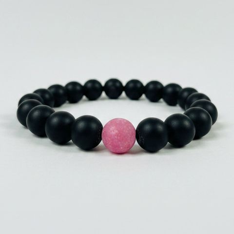 Rhodonite x Black Matte Onyx