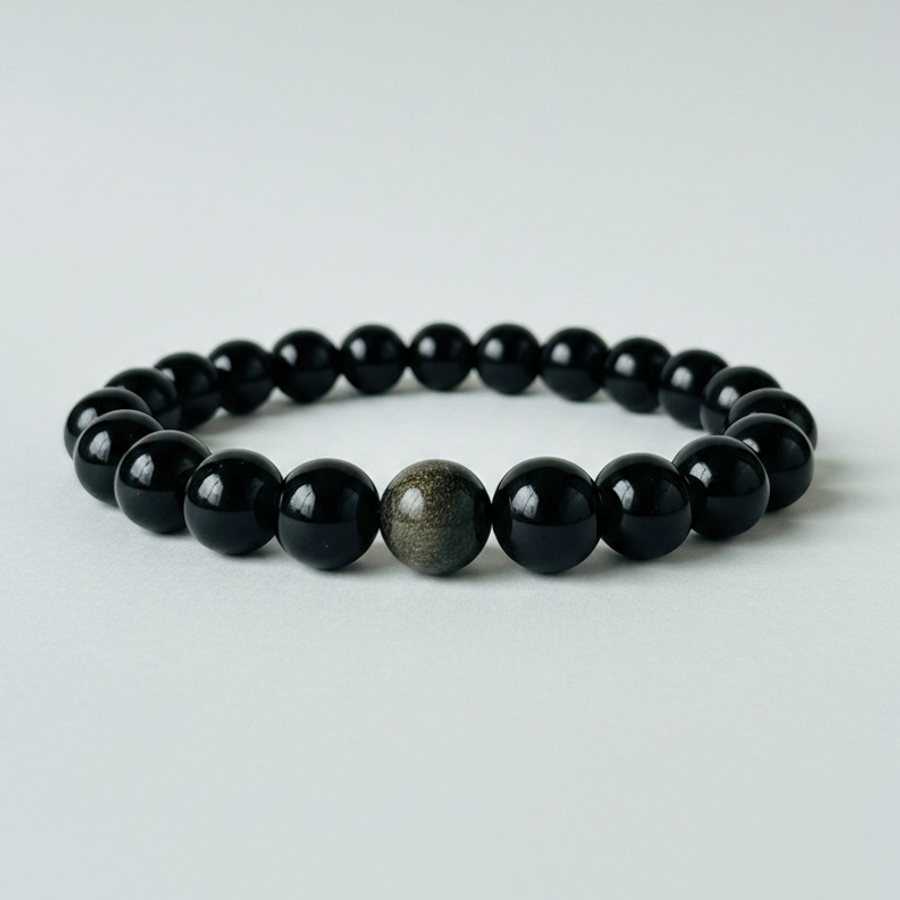 Black & Gold Obsidian