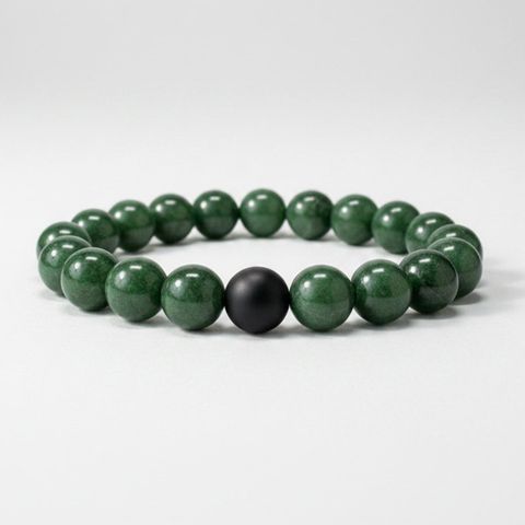 Green Aventurine x Black Matte Onyx