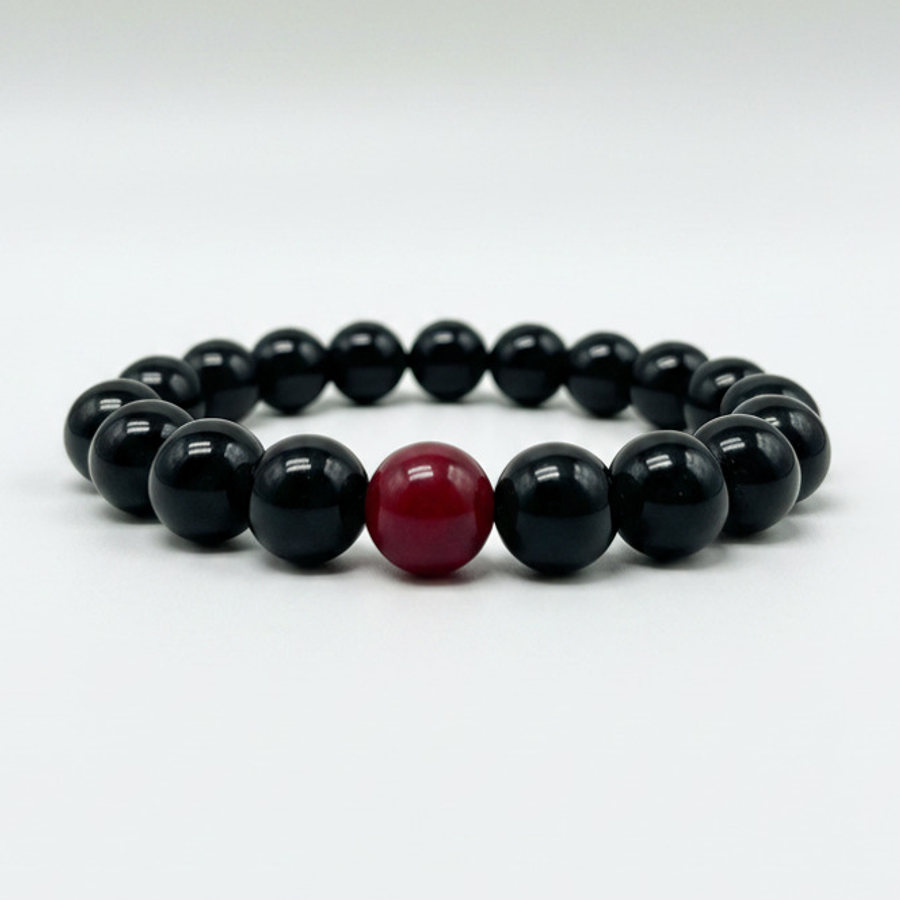 Red Jasper x Black Onyx