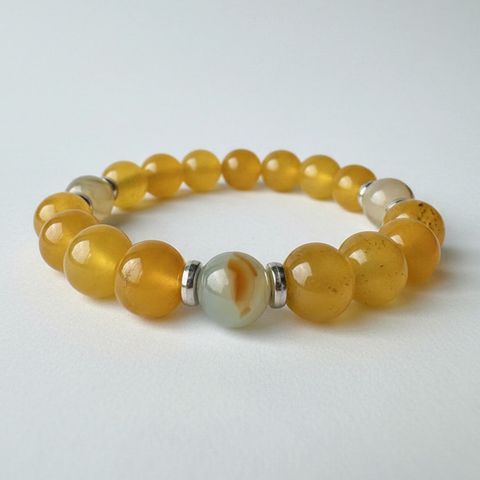 Yellow Chalcedony x Montana Agate