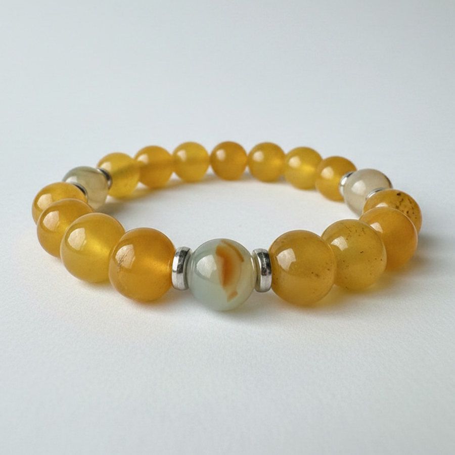 Yellow Chalcedony x Montana Agate