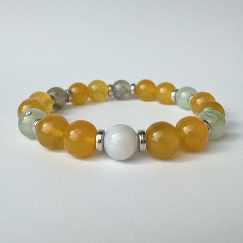 Yellow Chalcedony x Montana Agate