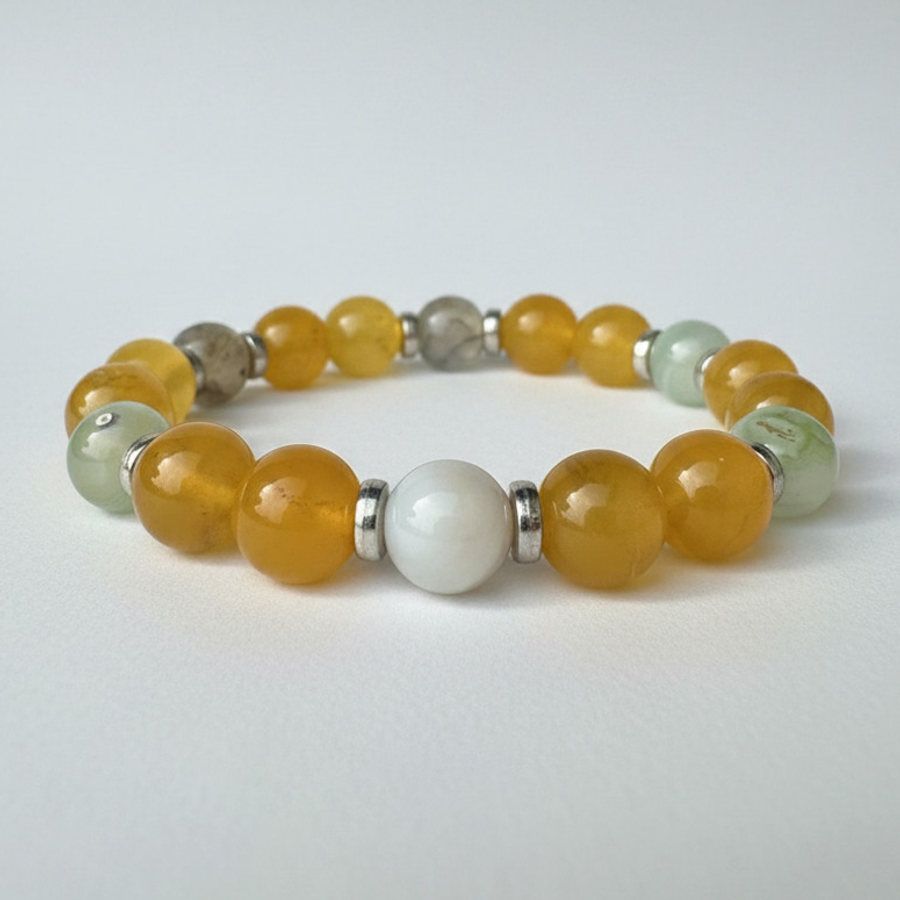 Yellow Chalcedony x Montana Agate