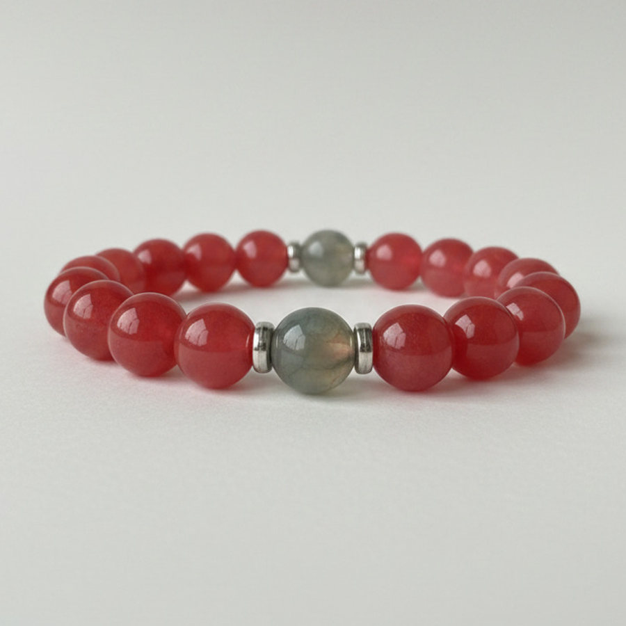 Ruby Jade x Grey Agate