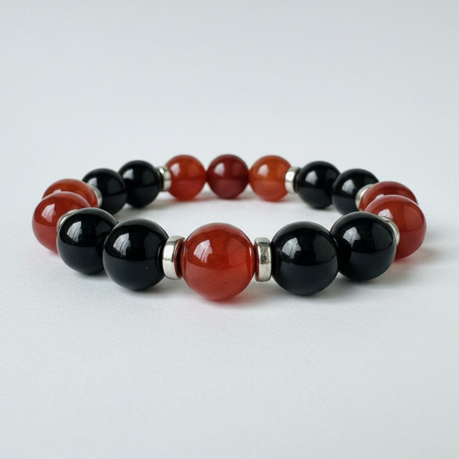 Carnelian x Black Onyx