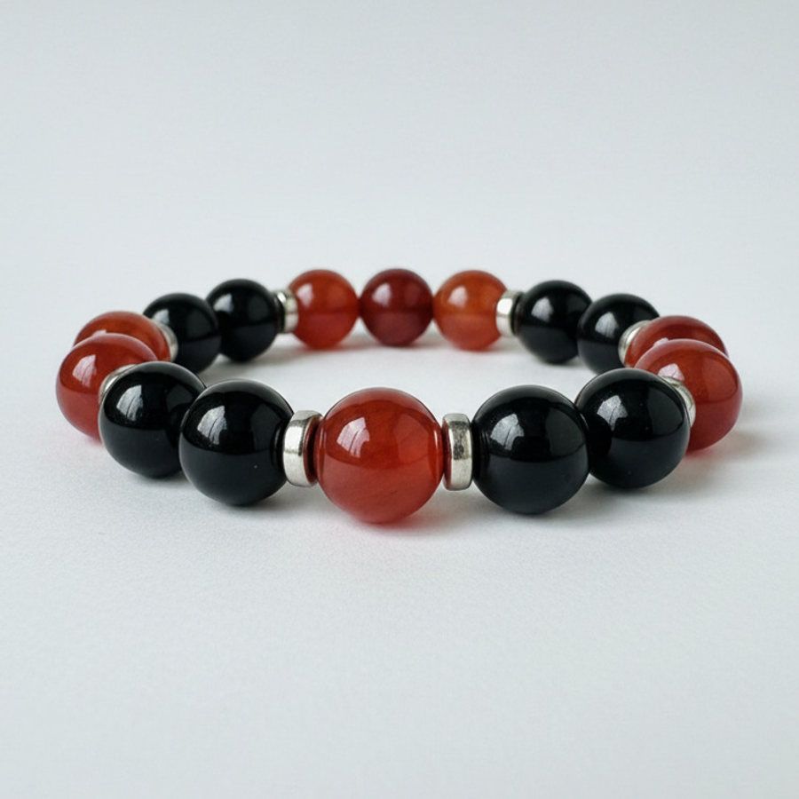 Carnelian x Black Onyx