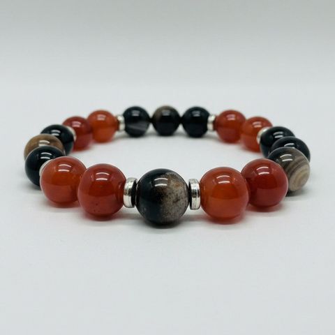 Carnelian x Black Onyx