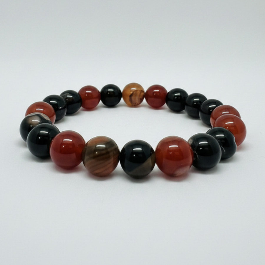 Carnelian x Black Onyx