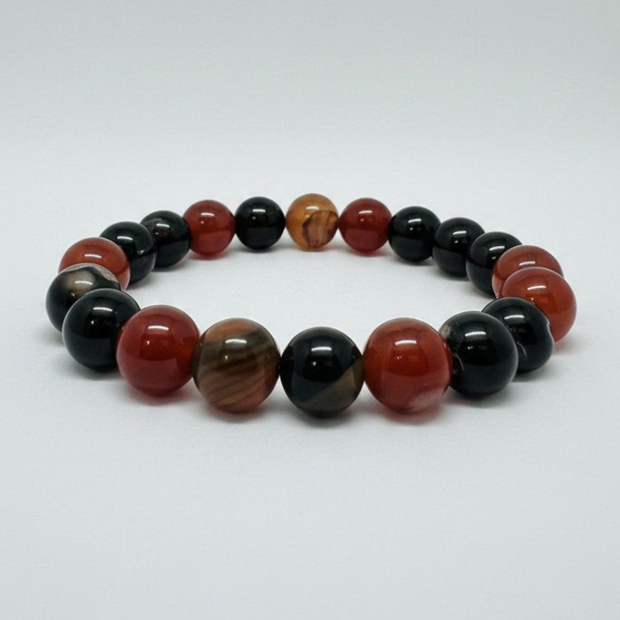 Carnelian x Black Onyx